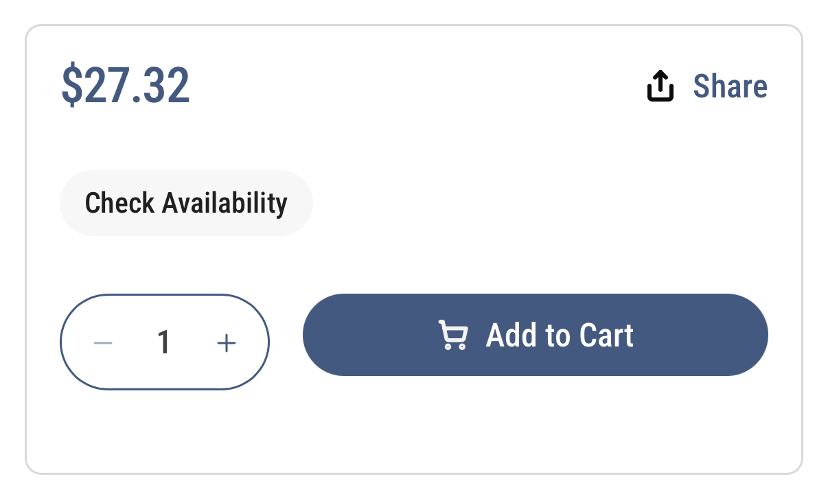 Rendered buy box