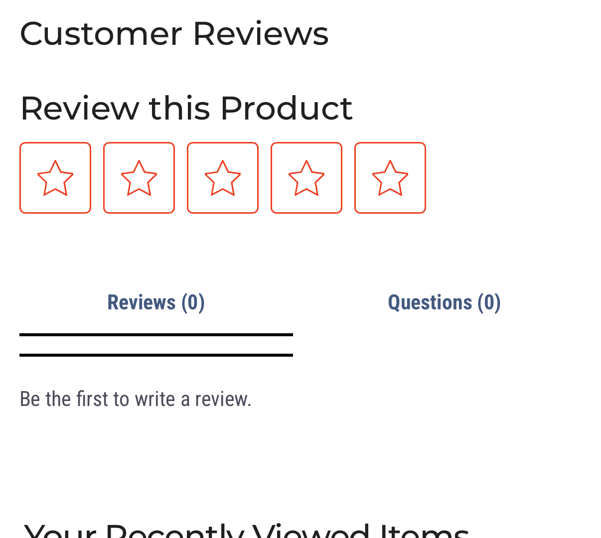 Rendered reviews